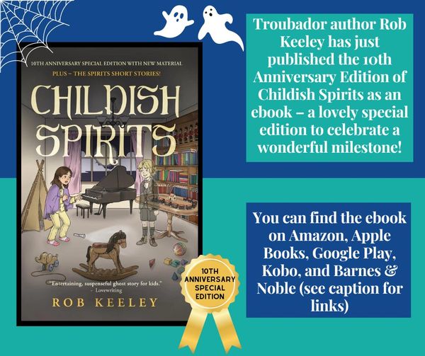 Check out the tenth anniversary special edition of #ChildishSpirits! With new material and four previously unpublished short stories. troubador.co.uk/bookshop/middl… #ChildishSpirits10 @matadorbooks #ChildrensBooks #ChildrensFiction #kidlit #MG #ebooks