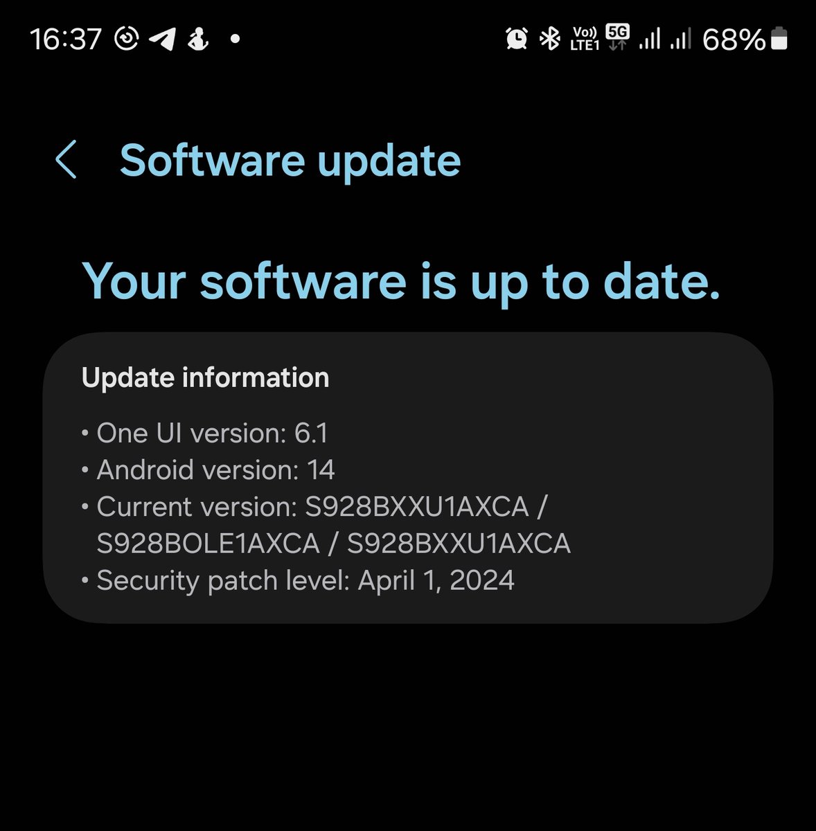 Still no May 2024 security patch for my Galaxy S24 Ultra so far. I'm also still waiting for that 'camera performance update'.