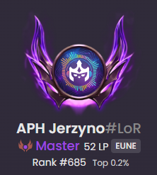 Jerzyno_Lor's tweet image. Obligatory post about reaching master for the first time in TFT.