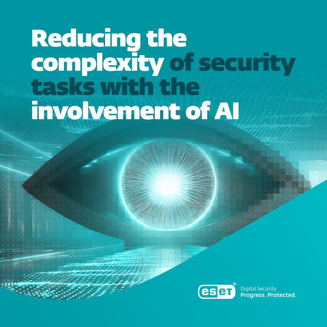 🤖 Harness the power of AI for cybersecurity!  
ESET AI Advisor reduces complexity for security engineers by  transforming the way they interact with solutions like ESET Inspect or  our Threat Intelligence. 
Discover more in our latest article. 

#ESET #ProgressProtected