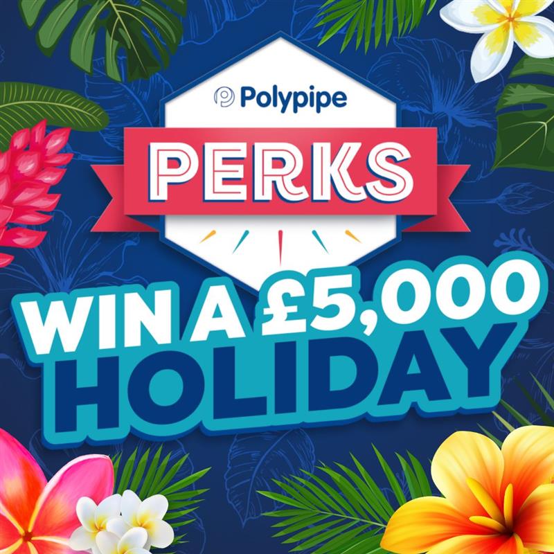 One lucky installer could win their dream holiday with Polypipe Perks!✈️ For every 5 invoices uploaded to polypipeperks.co.uk before the end of June, you'll get entered into the draw to win a £5,000 travel voucher! T's & C's apply: polypipeperks.co.uk/holidaygiveawa… AD