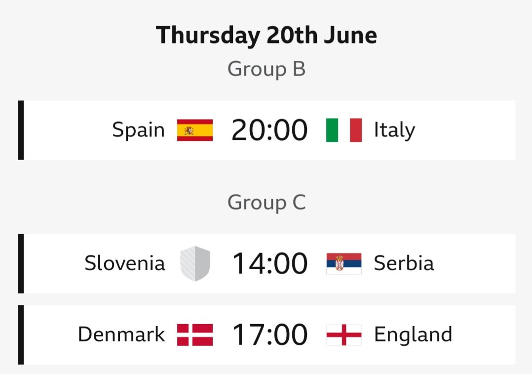 . @Sollenbum I hope you are going to be good to your students on Thursday 20th June so they can encourage Denmark to beat England in the football!!
