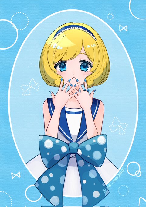 「blue nails」 illustration images(Latest｜RT&Fav:50)