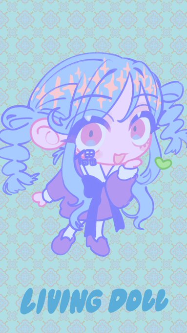 「blue hair blush」 illustration images(Latest)｜21pages
