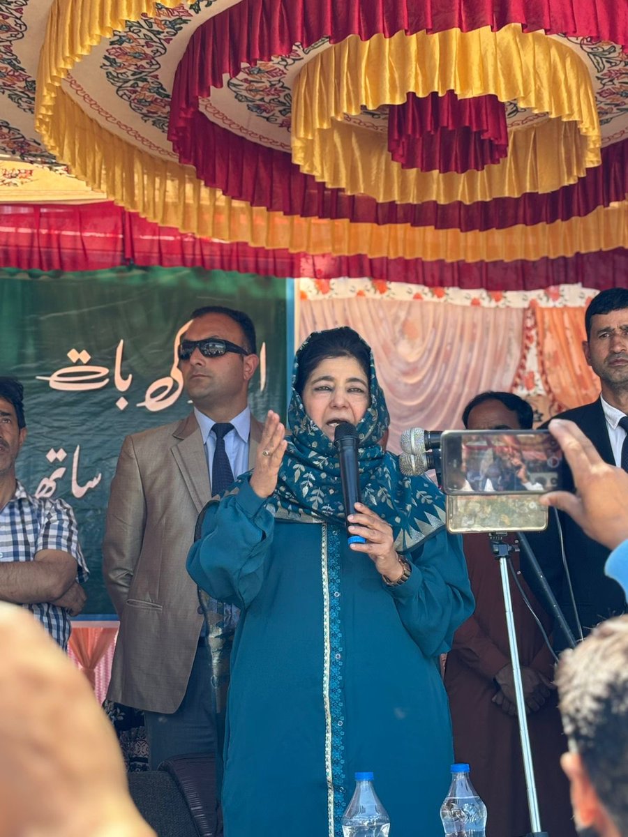 Mehbooba Mufti tweet media