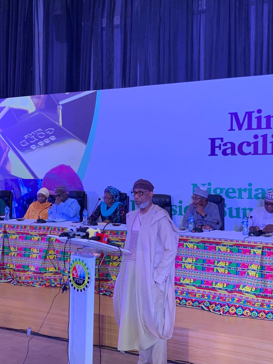 Keynote address delivered by Hon. @AlakeDele Minister of Solid Minerals Development

#MiningInvestment
#NigeriaMiningInvestment