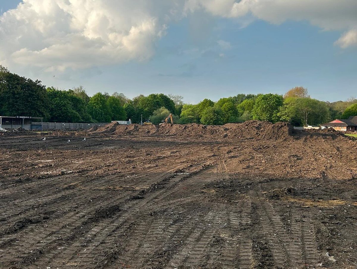 New pitch🔜 Work has begun at ours and @wincityfc home ground as the pitch is transformed to a 4G facility which is set to open next year🏟️ The changes will allow our Ladies and the wider club to have a dedicated home ground throughout the season for both training and matches👏