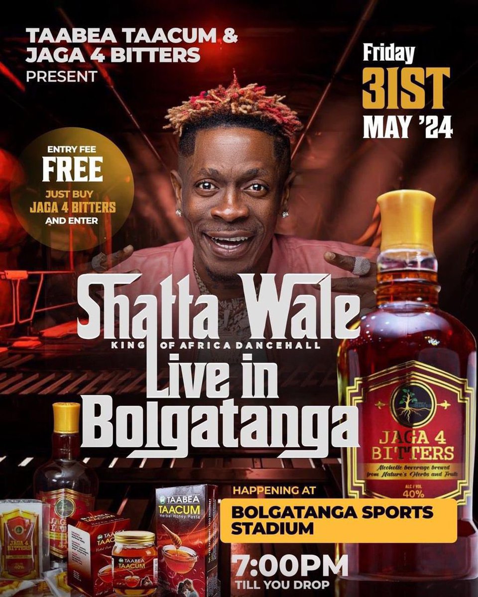 On the next one … Bolgatanga we are fully active now. Shatta Movement, show them how to do ina da whole Ghana. Regional Invasion activated. 🔥🔥🔥💪💪💪🎤🎤🎤💵💵💵
