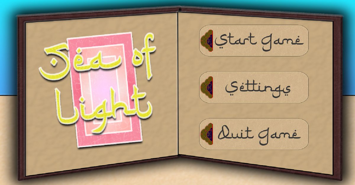 SeaOfLightCPlym's tweet photo. One of the first things I worked on for #SeaofLight was the main menu, since then it has gone through some #changes. Here is the most recent iteration. - @couch_berren https://t.co/jtR7pk6oRi