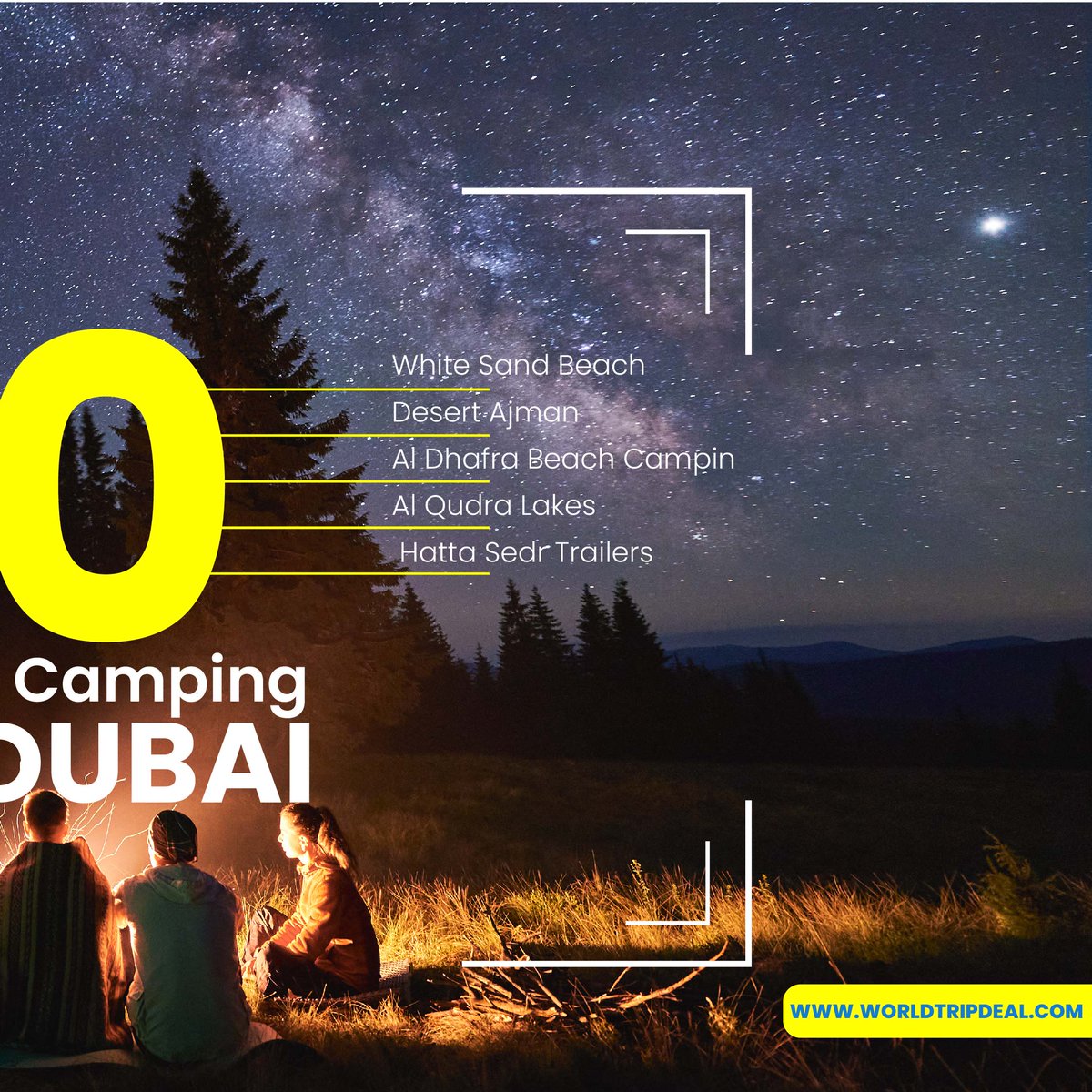 Need new places for your night camping? Check out these amazing places for your new exciting activities. Don't miss out on these: tinyurl.com/d29ttj9p
#WorldTripDeal #CampingAdventures #CampLife #naturelovers #NightUnderTheStars