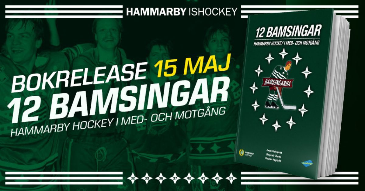 Inte i Mjällby imorrn? Dyk upp på Hammarby Hockeys bokrelease. Mer information finns på länken nedan - forza Bajenkultur!

hammarbyhockey.se/bokrelease-for…