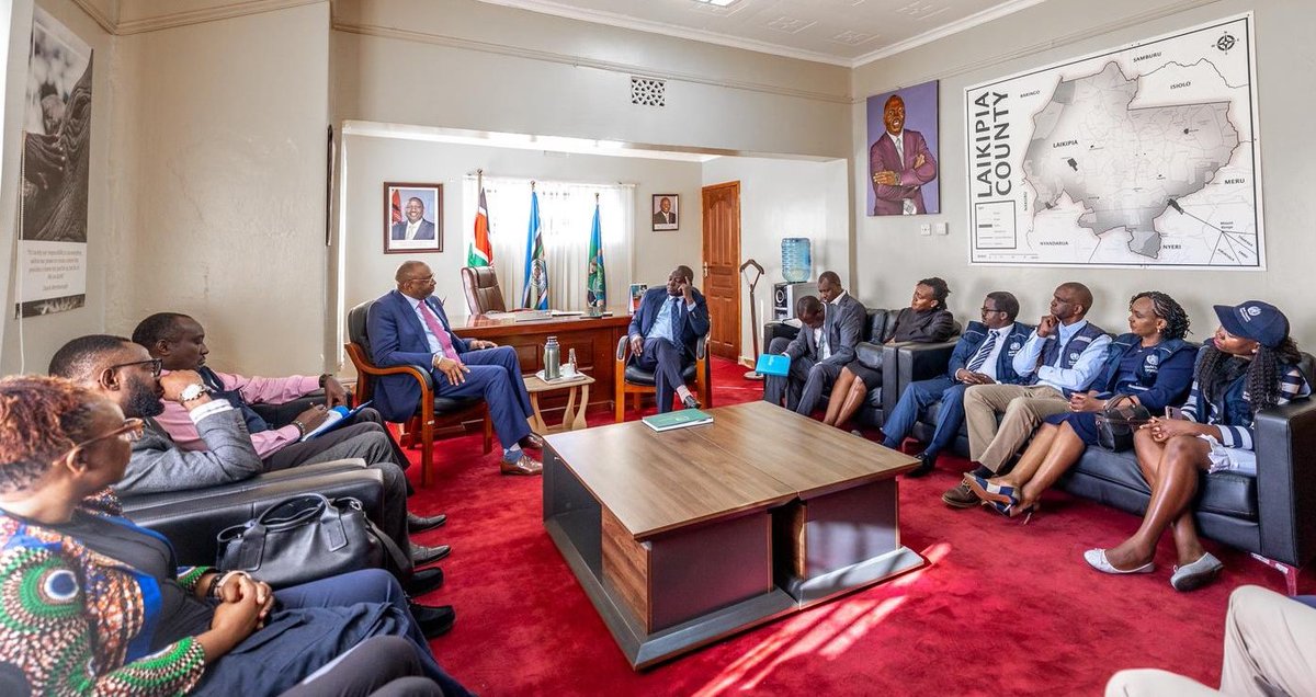 Today, The WHO team, led by Country Rep Dr A Diallo, is in Nanyuki, Laikipia County for a reciprocal visit after Governor Joshua W. Irungu & team visited WHO Kenya at UNON campus last June. They are discussing the County's health initiatives, priorities & areas of collaboration