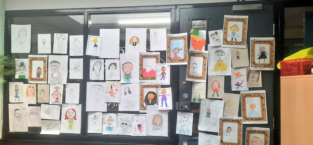 I've judged a fair few art competitions, but my favourite has been 'draw your teacher' @K_HeathPrimary. You can definitely tell the strict from smilier characters at the school! 🌟