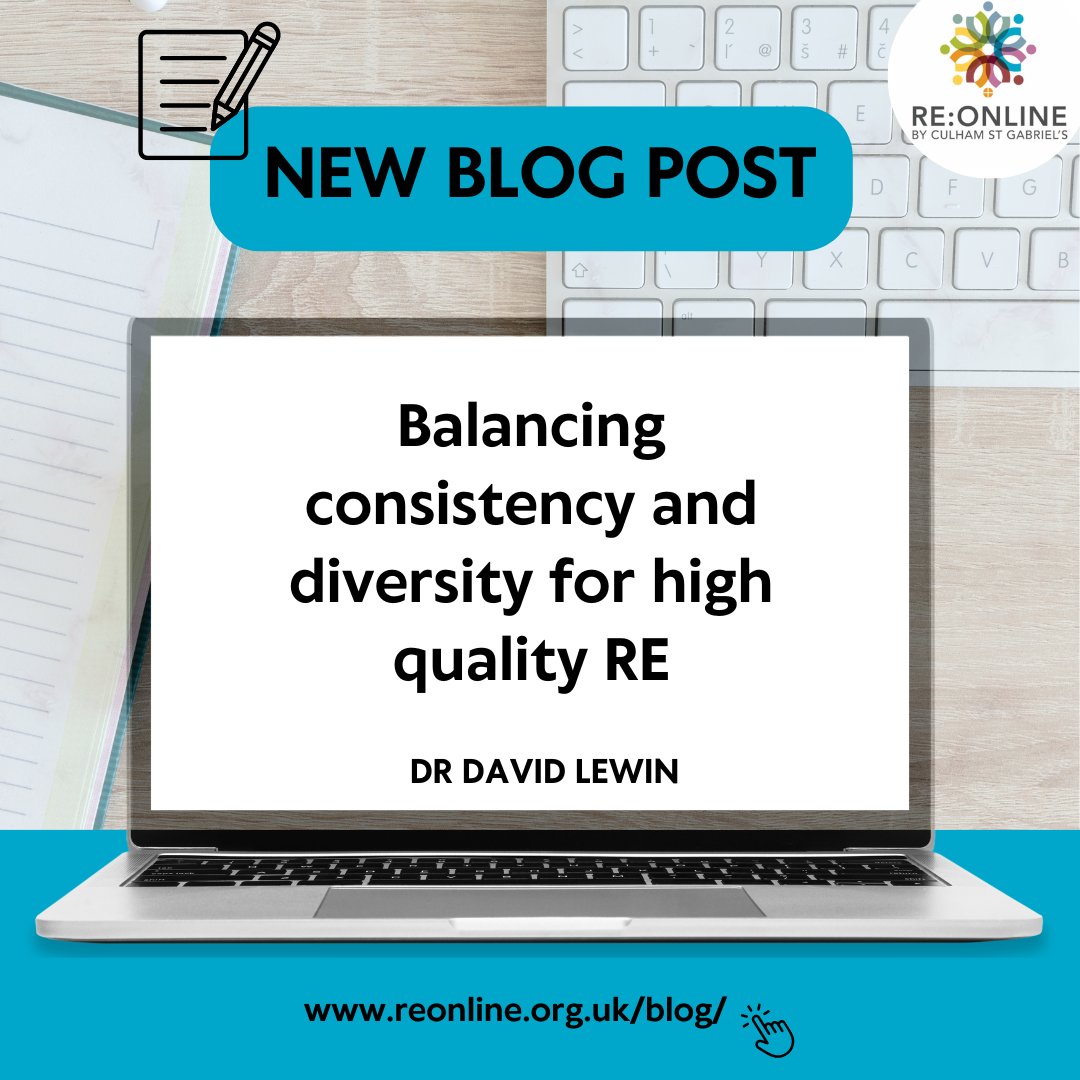 How do we maintain some measure of consistency while also allowing RE teachers to bring material to life in their own ways?

David Lewin suggests the exemplary way: an approach which develops exemplary forms rather than specified content.

ow.ly/HffW50RFpYh

#TeamRE