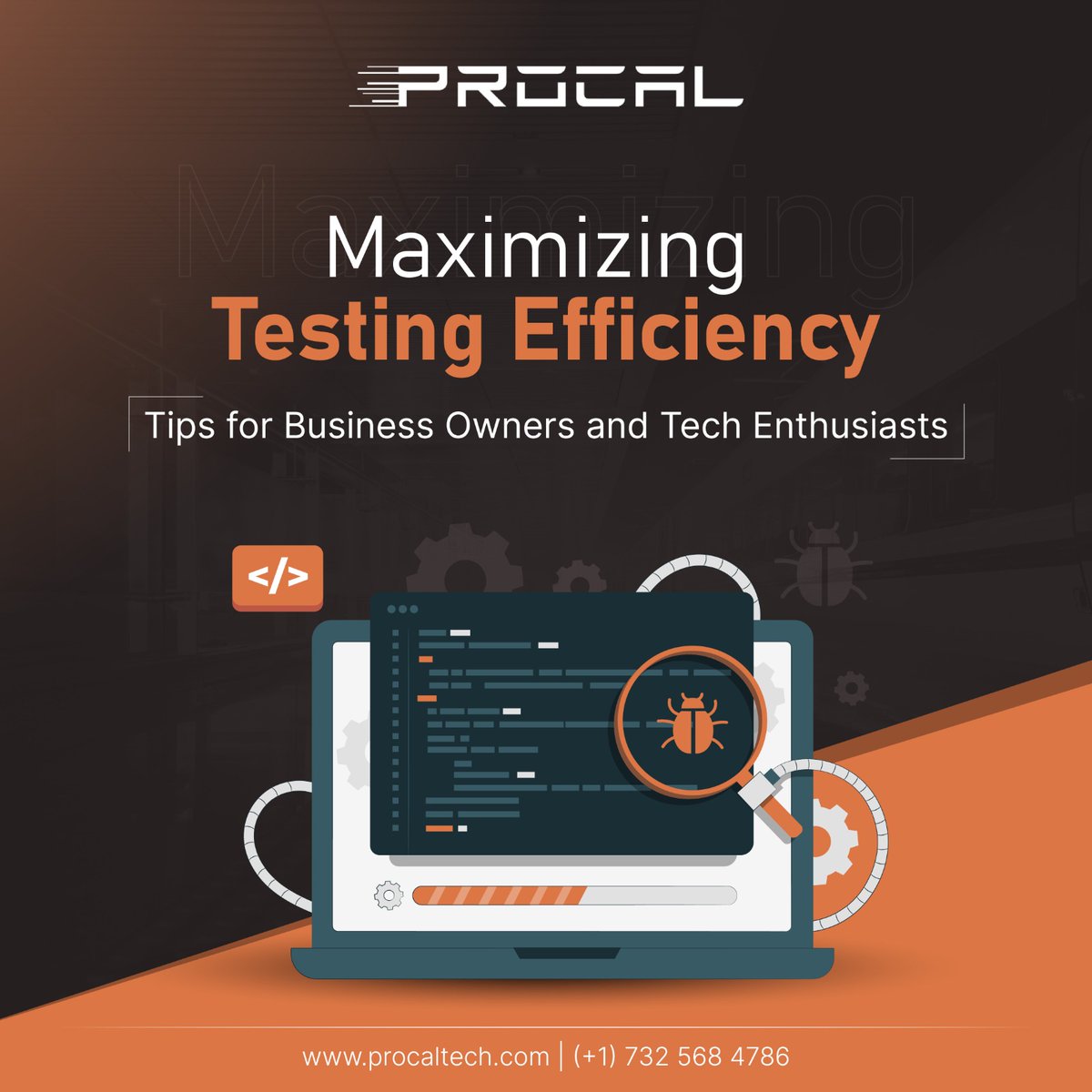 Maximize your mobile app testing efficiency with these expert tips & tricks! Whether you're a developer or a business owner, optimizing testing is crucial.  Follow us @procal_tech #MobileTesting #AppDevelopment #CloudTesting #TechTips #AgileTesting #QualityAssurance