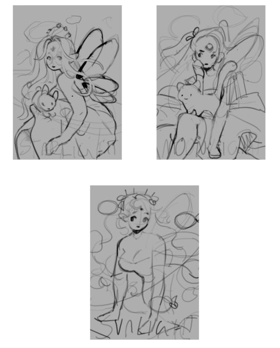 Perfume ad/fancy dress illustrations… what do we think … 