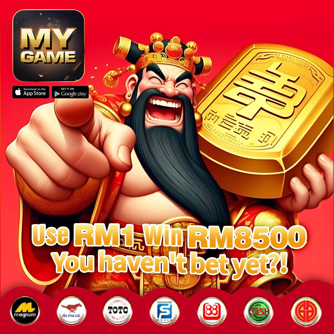 MYGAME
Use RM1 Win RM8500! Your Gateway to Big Wins!
#MyGame #4D #Ekor #SlotsGame #FishingGame #lucky #betting