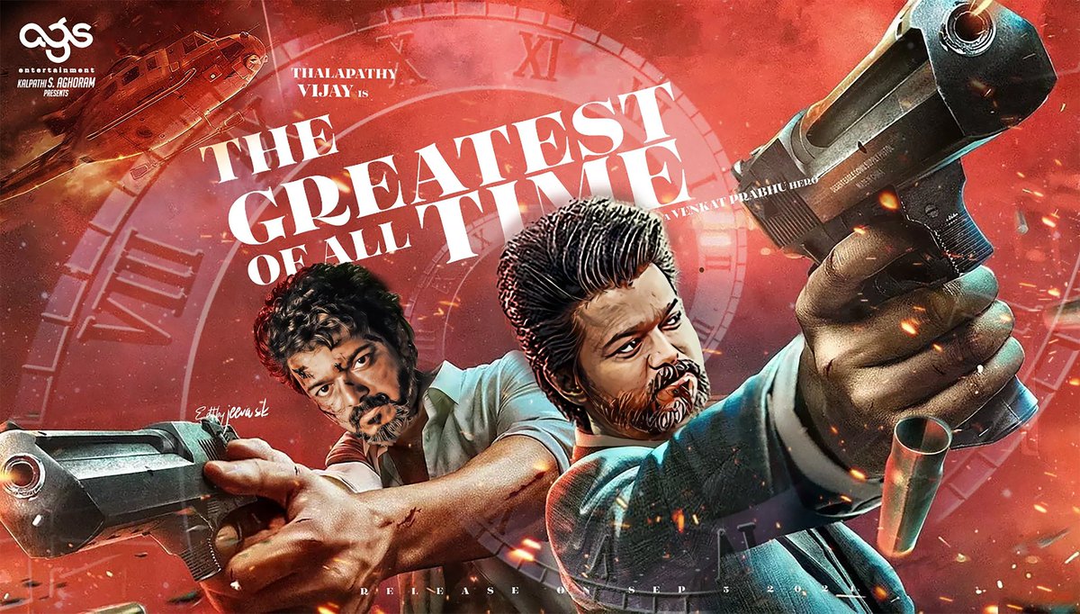 Ena nanba Ready ahh,! 💥🥁

#TheGoat Post production work started ✨ #TheGreatestOfAllTime 

In Cinemas from SEP5th 😎
#Thalapathy68 #aVPhero #vp12
#ags25 #agsentertainment