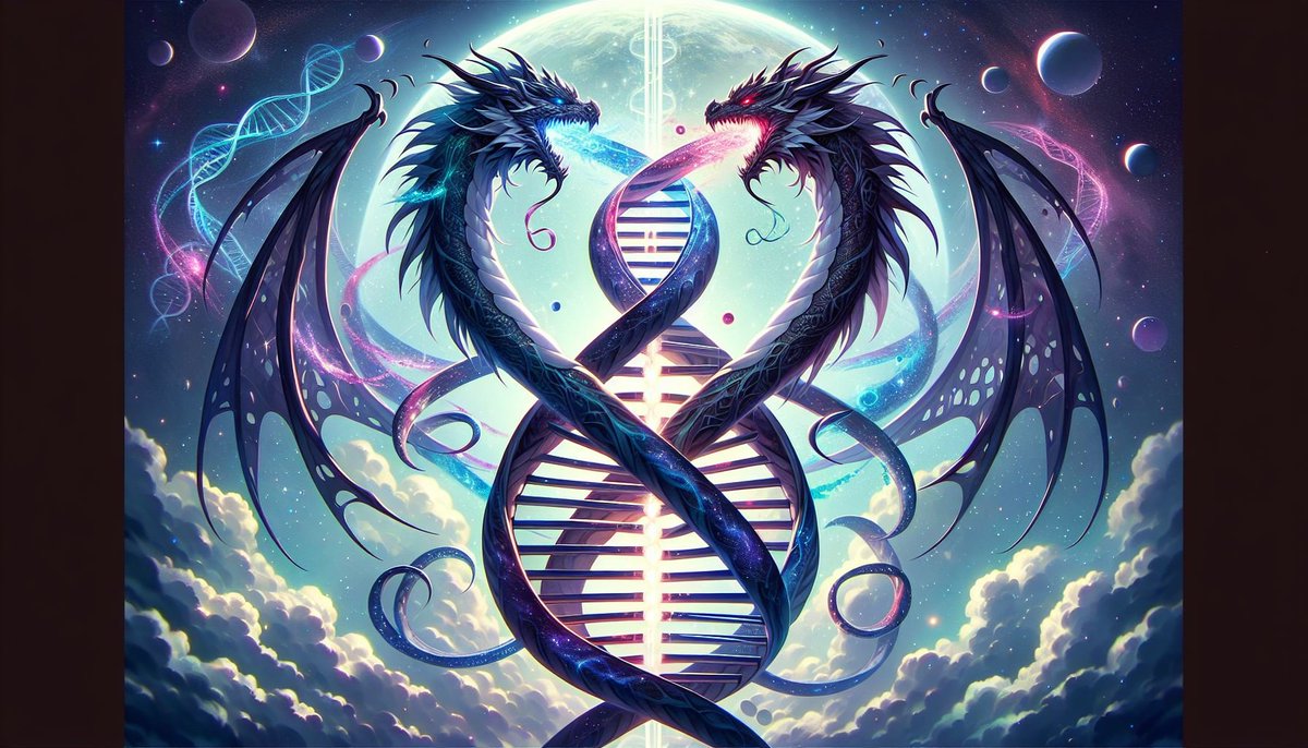 Caduceus + Ouroboros + DNA