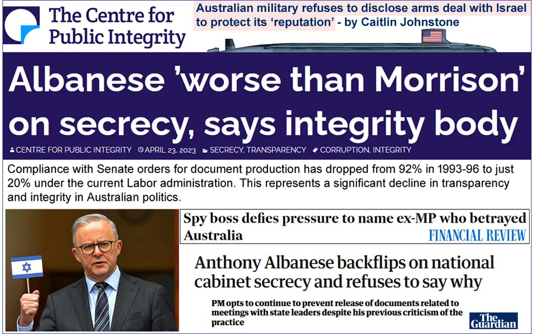 'Albo' is more secretive than Morrison As an accused war criminal, it's clear where his sympathies lie Broken promises - lies - call it what you will Now he's going after social media and exempting his MSM mates He hates whistleblowers! dingo.news/voice/no-meaa-…
