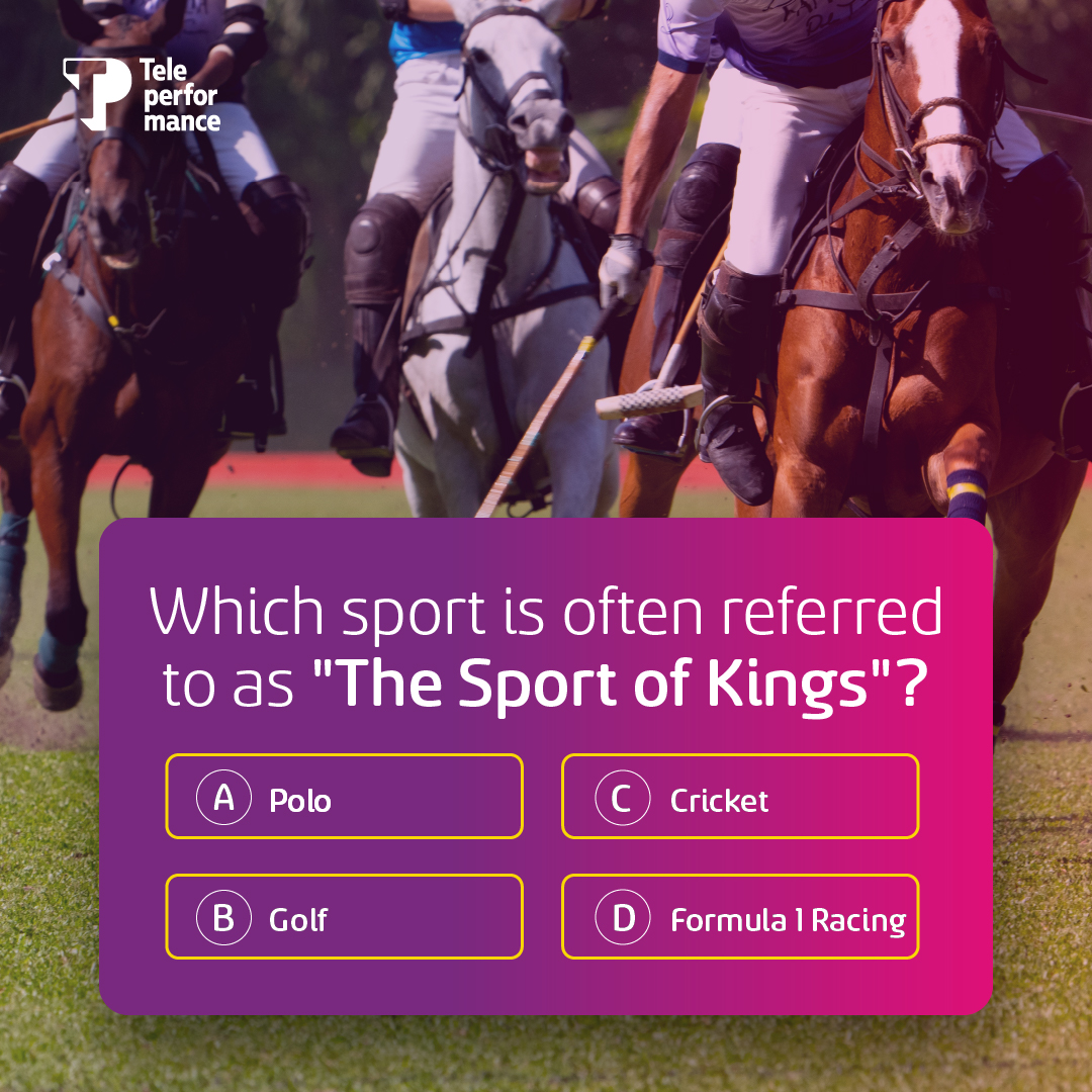 This sport involves riders racing on horseback.

Can you tell the right answer? Comment now!

#SportsTrivia #Question #TPIndia #Riders