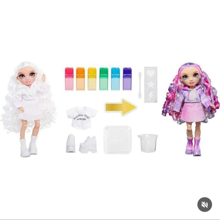 We have new leak pictures for the new Rainbow High Watercolor and Create dolls! Credit for these pictures goes to ashton.silverstone on Instagram!🖤💜 For an RH Rerand release, these dolls are far from the worst that I have seen.