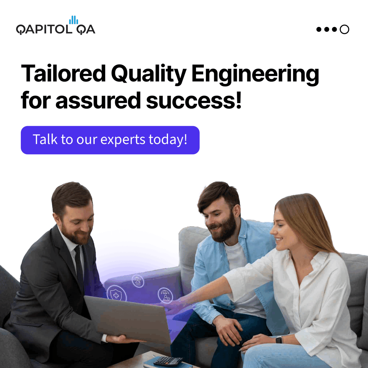 Insurers must digitally transform to stay ahead. We can't just adopt any tech, it needs to be secure, improve service, and be excellent. Digital assurance guides us through this change, making sure our tech improvements are successful. Learn how Qapitol does it!