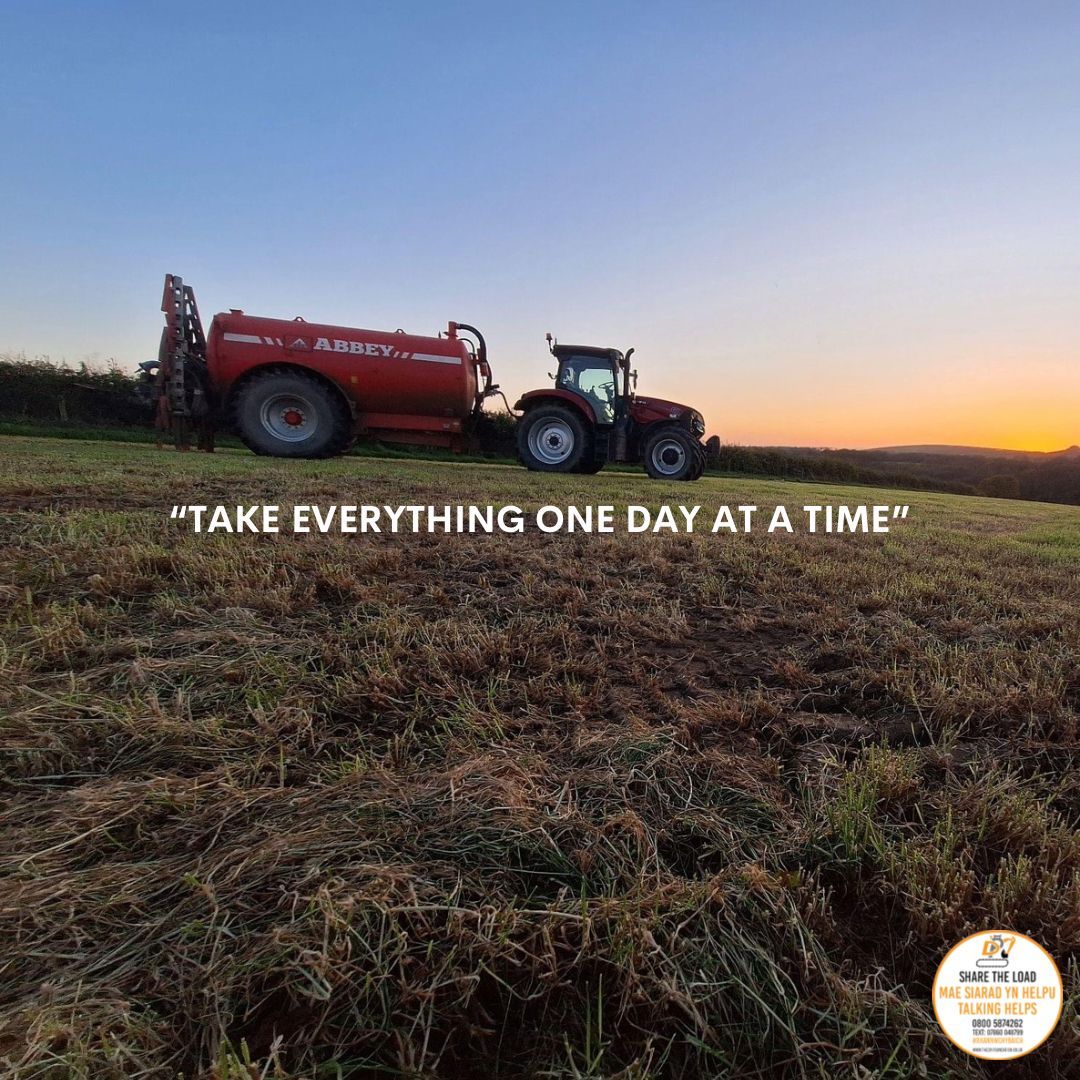 Bore Da • Good Morning 🚜 

☎️ I siarad • To talk: 0800 587 4262 

📱Neu testun • Or text: 07860 048799 

🕰️ Ar agor 24/7 • Open 24/7 

#ShareTheLoad #RhannwchYBaich