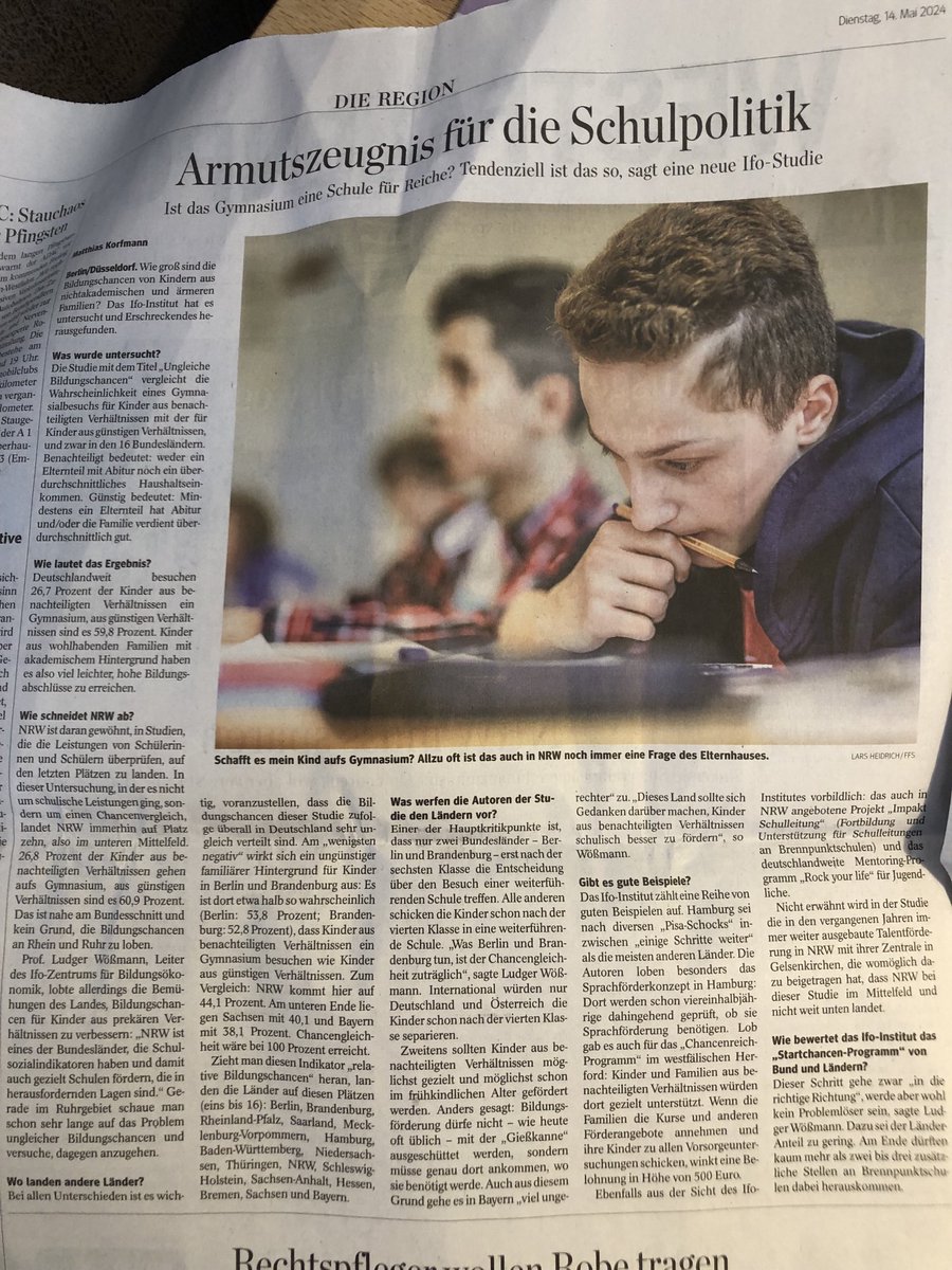 Sorry, aber es ist wirklich albern, die sechsjährige Grundschule in Berlin und Brandenburg als Ausweis für mehr Chancengleichheit in den östlichen Bundesländern zu interpretieren. Tatsächlich wird dort einfach mehr „durchgewunken“ u. das Niveau ist niedriger als z.B. in Bayern.