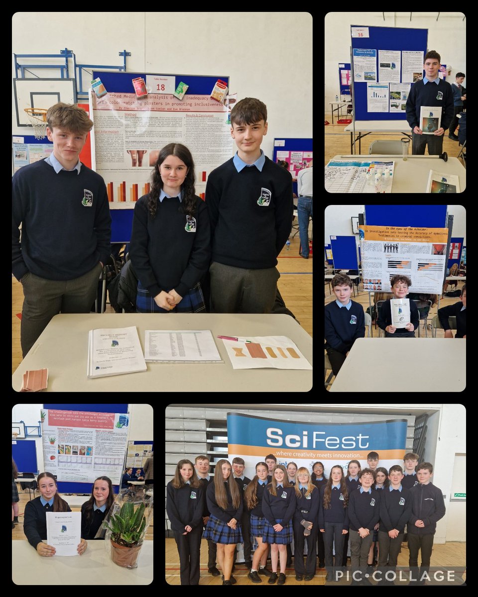 ***SciFest***
Well done to all of the students who represented @VirCollege  @SciFest4STEM last week at TUI Blanchardstown 
We are very proud of all the work you have put in. 📡🔭🔬👏
@CavMonETB 
#excellenceineducation #youngscientists
