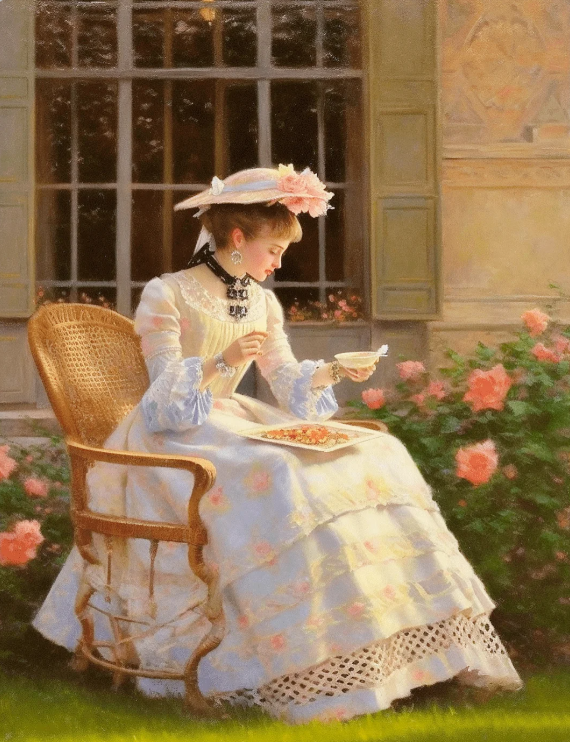 Exquisite and elegant oil paintings