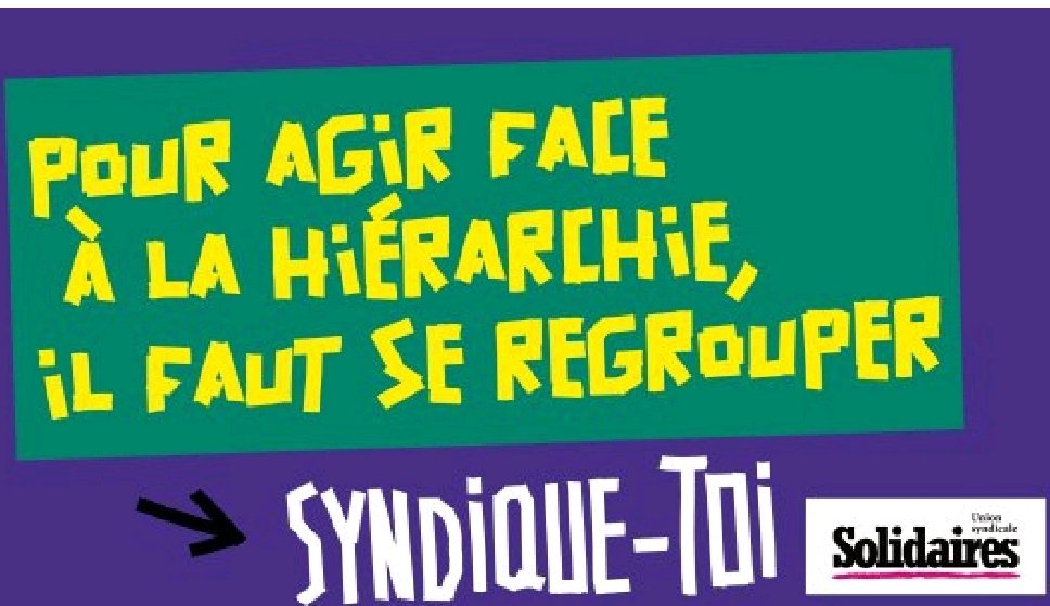 Hier, un salarié que nous avions accompagné avec Solidaires Informatique Inetum a reçu sa lettre de licenciement.
Aucun élément objectif n'a pu être avancé et nos arguments n'ont pas été pris en compte.
Nous accompagnerons ce salarié aux prudhommes.
Solidaires jusqu'au bout ✊