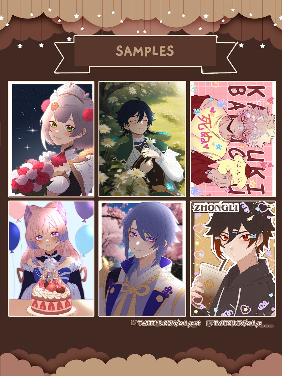 ashyz_vt's tweet photo. •♡°•°🌸COMMISSION SHEET🌸°•°♡•

✨┆Feel free to DM me if you are interested!
💛┆RTs are appreciated!

[#kofi #Commission #ArtCommission #VTuberEN #art #VTuberUprising #commissionart #YCH #Vtuber #VTuberAssets] https://t.co/VDdhNfNO1X