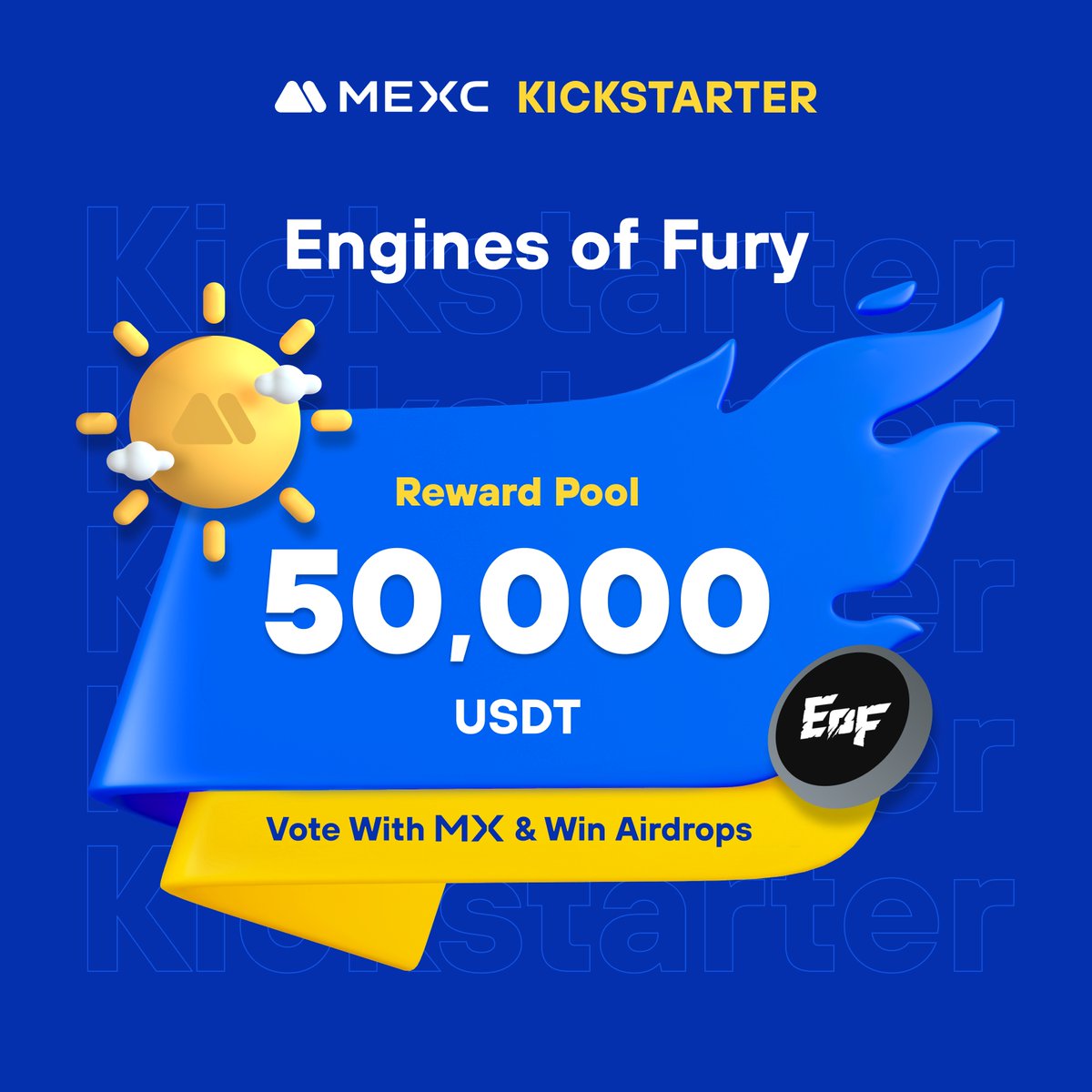 .<a href="/EnginesOfFury/">Engines of Fury 🎮 PLAY NOW</a>, a free-to-play post-apocalyptic top-down extraction shooter, is coming to #MEXCKickstarter 🚀

🗳Vote with $MX to share massive airdrops
📈 $FURY/USDT Trading: 2024-05-15 11:00 (UTC)

Details: mexc.com/support/articl…