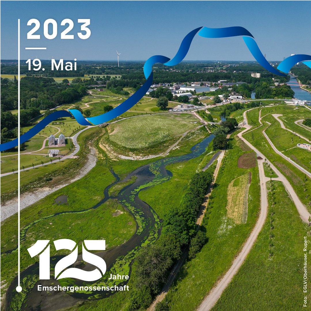 Heute landen wir bei unserer #Zeitreise zurück in die Geschichte der #Emschergenossenschaft im Mai 2023. Hier wurde unsere Natur- und Wasser-Erlebnis-Park in #CastropRauxel eröffnet. Er ist ein echtes Paradebeispiel für den gelungenen Wandel der Region. #125JahreEG