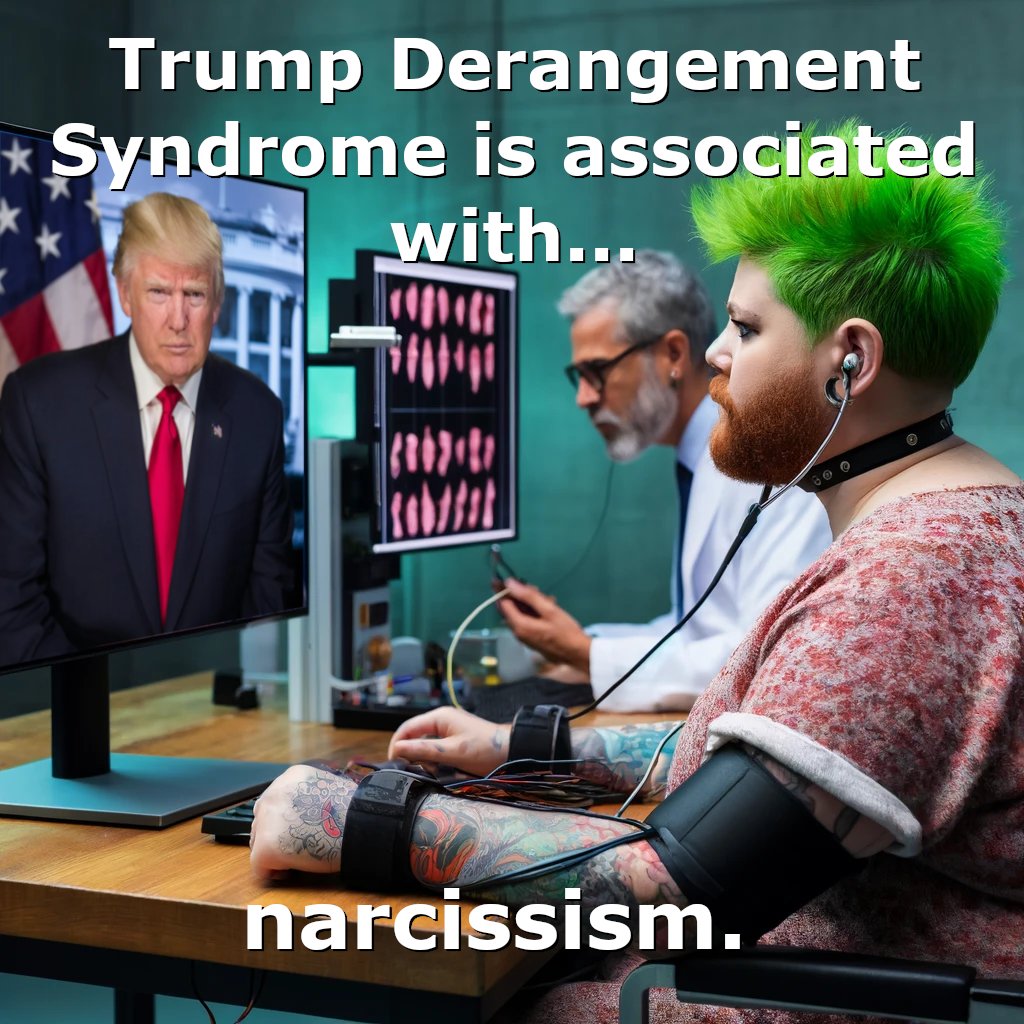 I postulate that people who say they hate Donald Trump often score high on narcissism tests. Electrodermal Activity (EDA) tests may show they get excited when watching crime videos but feel stressed when looking at pictures of Donald Trump, Christian symbols or the word 'God'.