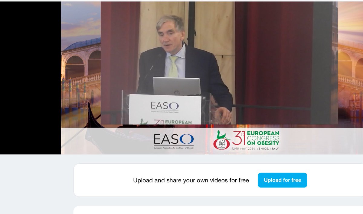 And the press conference from @EASOobesity on the new semaglutide SELECT trial data on semaglutide and metabolic benefits #obesity vimeo.com/945898472/7ea2…