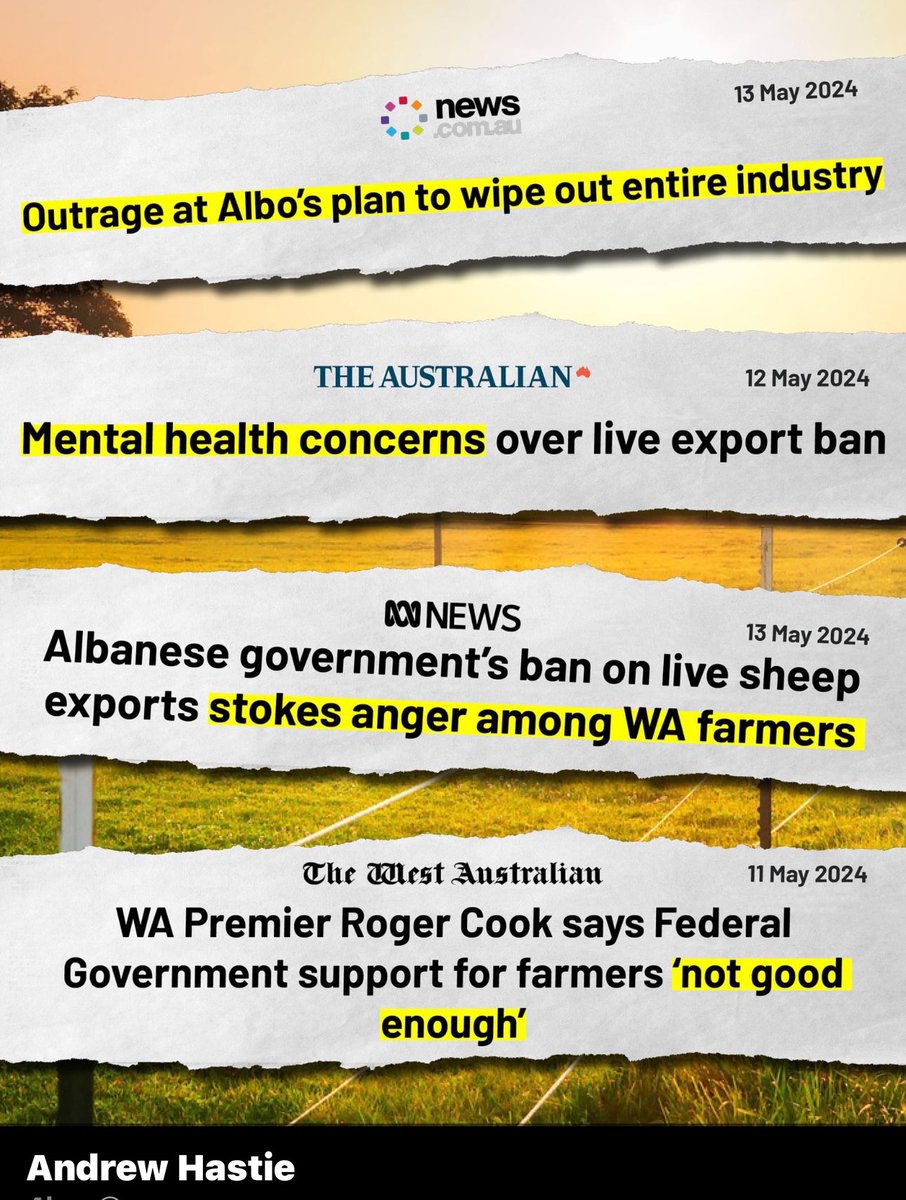 The Albanese Govt’s shocking decision to end the live export industry by 2028 is a devastating blow to WA farmers. The PM's Agriculture Minister claims it will provide 'certainty' to producers—but even WA's Labor Premier disagrees with him. A Coalition Government will maintain…