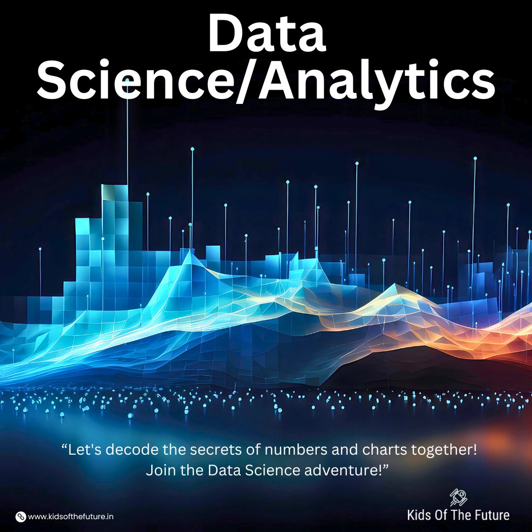 KOTF_IN's tweet photo. "🌟📊 Let's decode the secrets of numbers and charts together! Join the Data Science adventure! 💻✨"
#kidsofthefuture #DataScience #Dataanalytics #biggdata #DataSecurity https://t.co/PtDhIHD221
