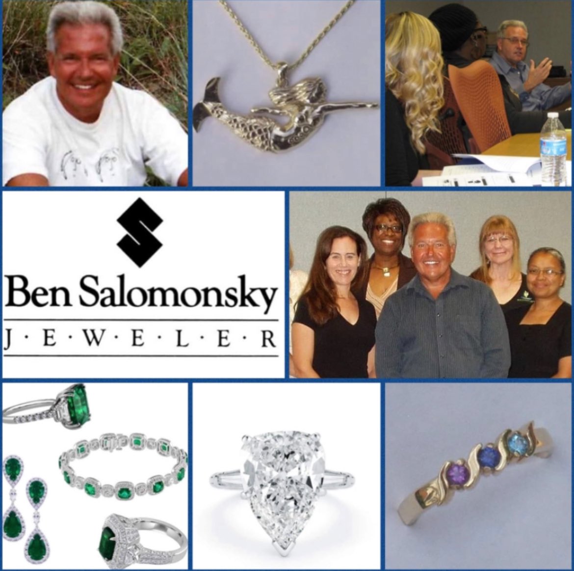 #TT Terrific Tuesday - @Ben_Salomonsky entrepreneurial coach, writer, master jewelry designer genius and retailer, and more! #BenSalomonsky salomonskyjewelers.com/?fbclid=IwAR3E…