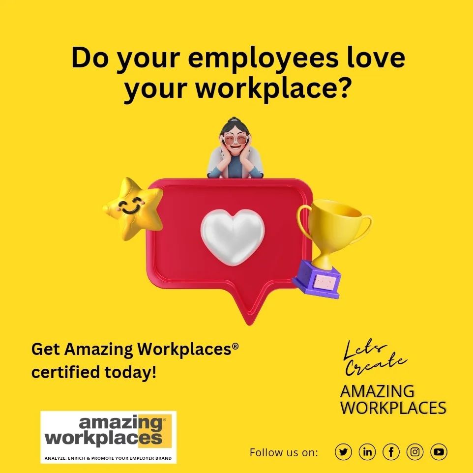 We are building a cohort of Amazing Workplaces® and are currently in the process of identifying and certifying organizations that follow the best practices in people management.

CLICK TO APPLY amazingworkplaces.co/amazing-workpl…

Visit our website : amazingworkplaces.co