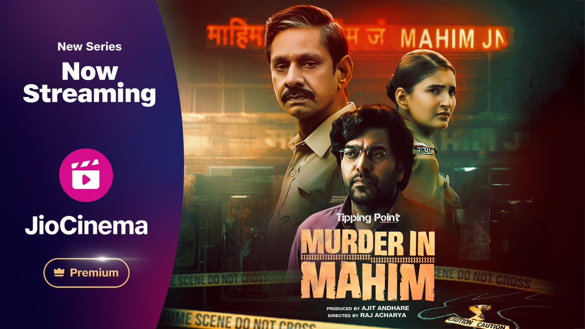 You realise the importance of shooting on real locations when you watch something as gripping and real as #MurderinMahim. It transports you to the spot! It’s a crime drama that should binge watch! It stars #AshutoshRana and #VijayRaaz, it’s out on #JioCinemaPremium