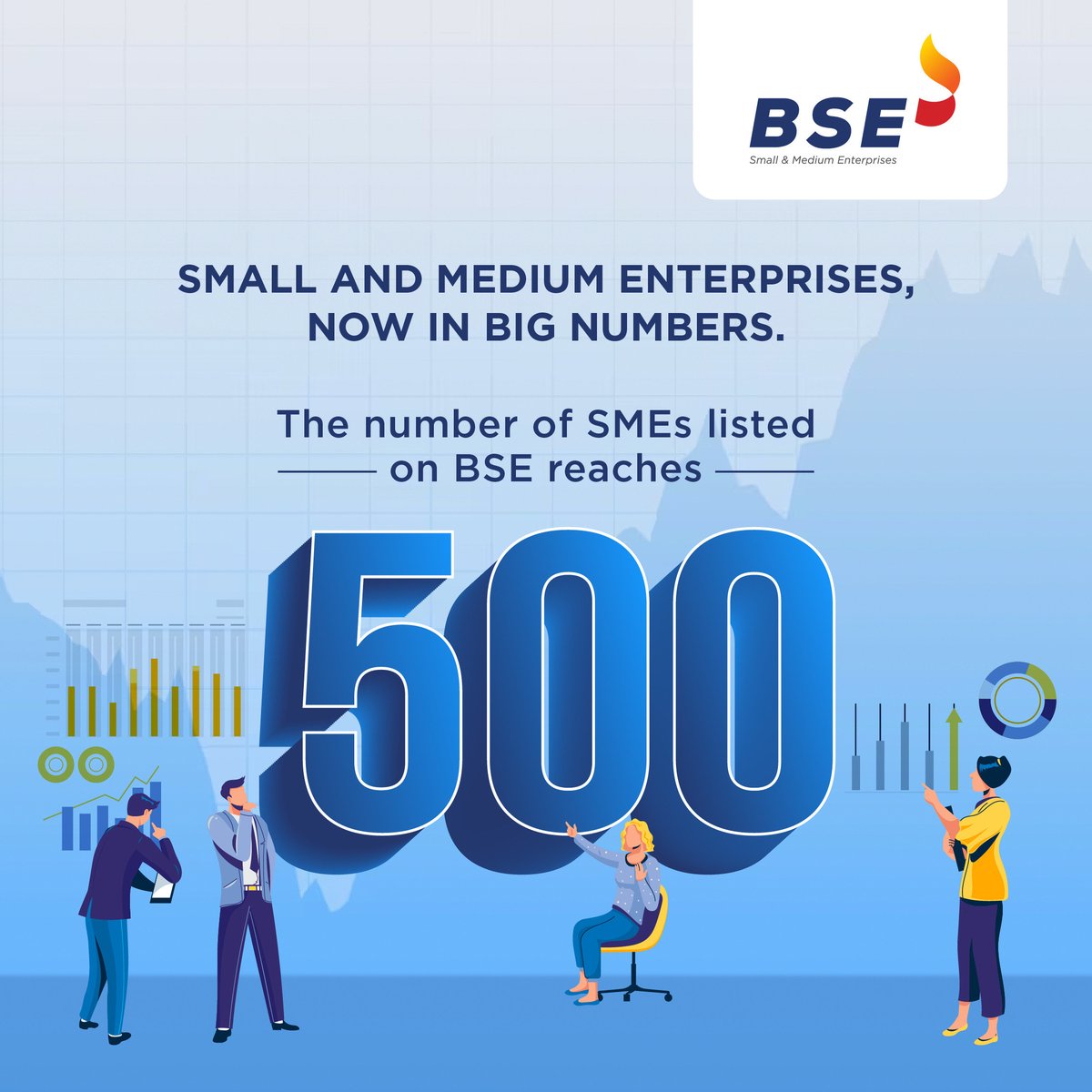 Celebrating 500th listing on the BSE SME platform! #BSE #BSEIndia #BSESME