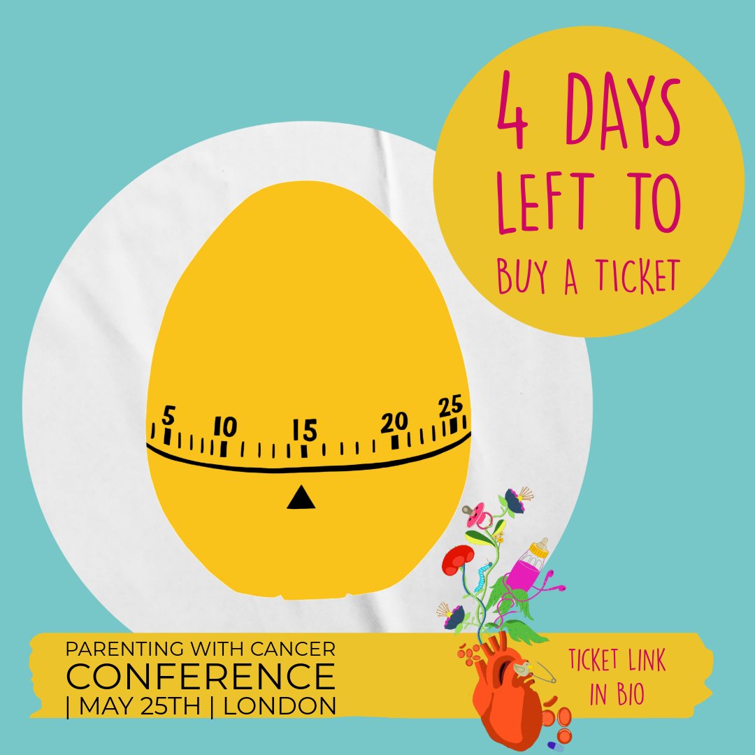 FOUR DAYS left to get your ticket to the first Parenting with Cancer conference. buytickets.at/fruitflycollec… #PwC2024