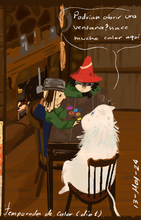 Conoviacat99's tweet image. Me estoy cociendo en mis jugos y mi pobre abanico ya se quiere jubilar, ay! Ayudaaaa.

#moominpapa #joxter #muddler
