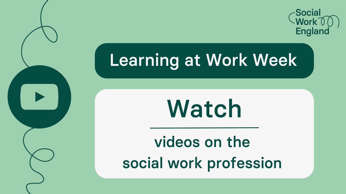 Social workers can use videos on our YouTube channel for their continuing professional development (CPD). Watch sessions from Social Work Week, hosted by social work professionals and people with lived experience. ow.ly/mcPt50REcAm #LearningAtWorkWeek #LearningPower