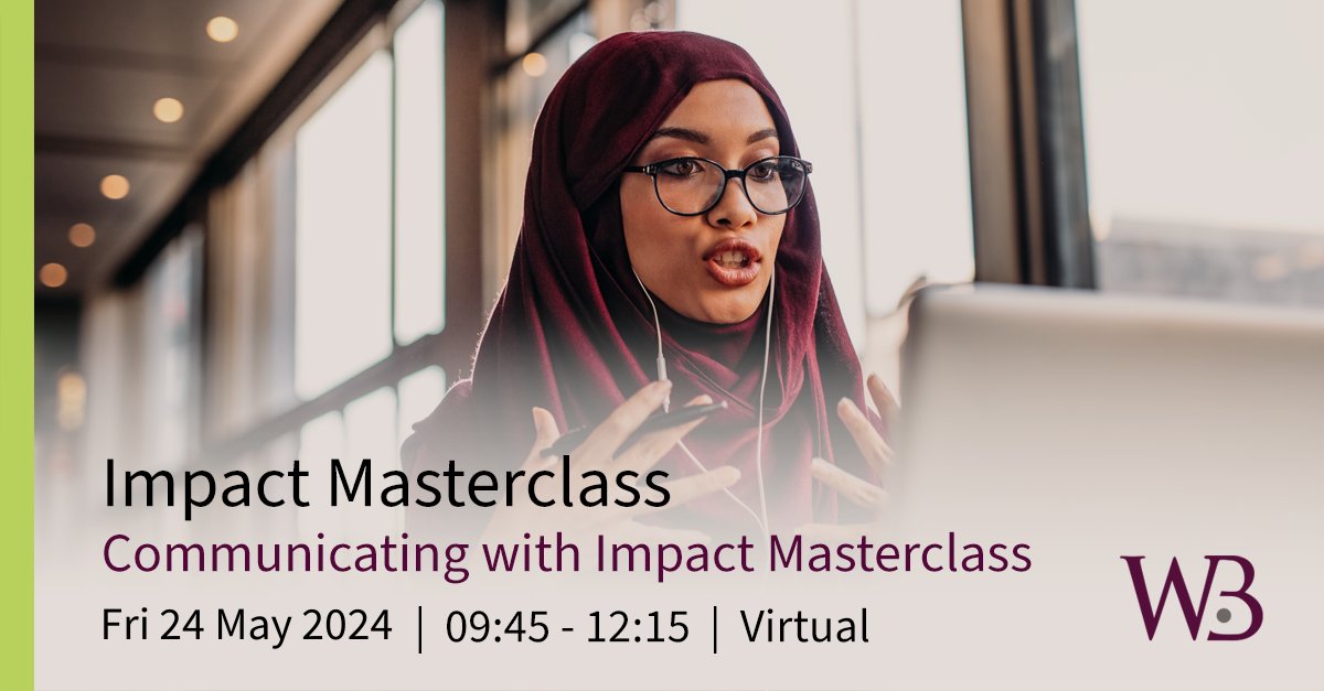 Looking to boost your #CommunicationSkills? Join our highly practical and interactive masterclass with expert coach and ex-BBC presenter Stephanie Hughes >> wbdirectors.co.uk/event/communic… LIMITED PLACES REMAIN! #WomenOnBoards #LeadershipSkills