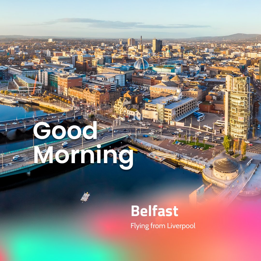 Did you know you can fly into the heart of Belfast direct from Liverpool? Fly from Liverpool to Belfast City with easyJet 👉 ljla.uk/4b35fY2