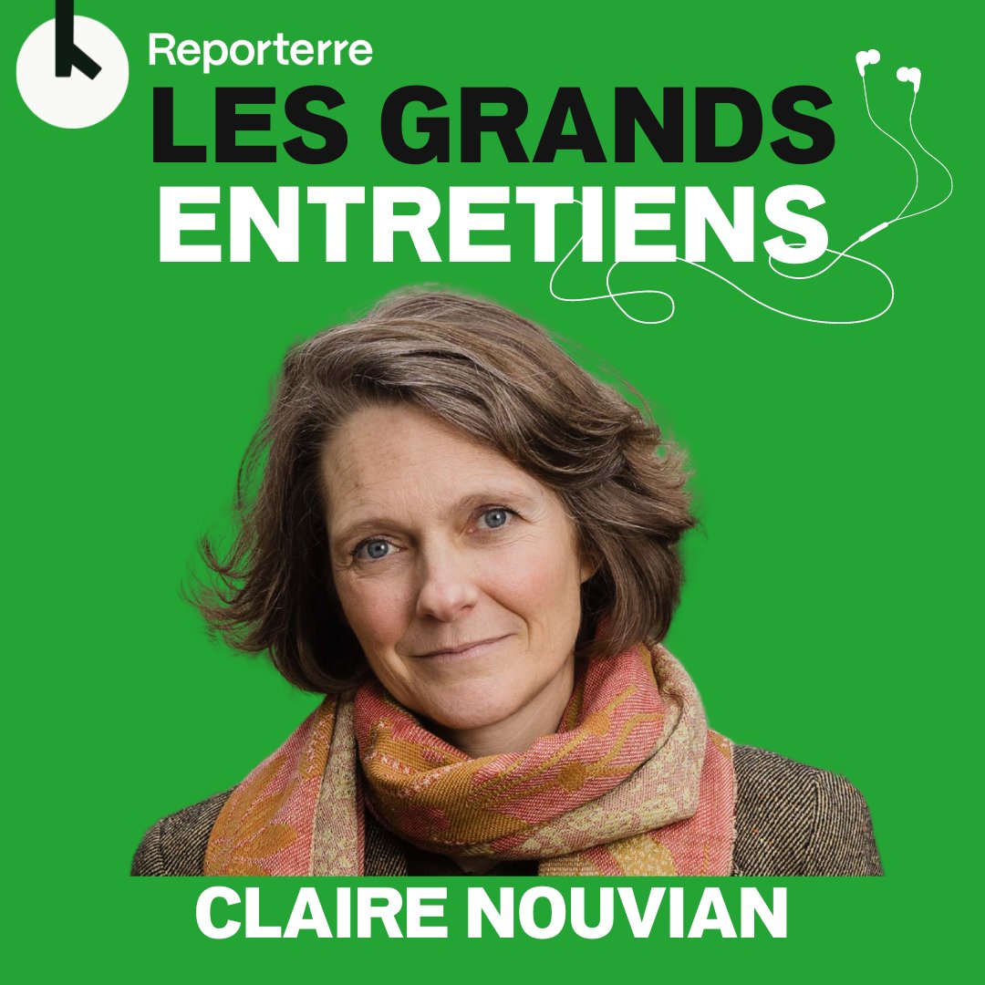 Pour Claire Nouvian, inlassable défenseuse des océans, lutter est une « question de justice sociale ». Écouter ce Grand Entretien sur toutes vos plateformes d'écoute ⏰ 29/04/2024 ⬇️ reporterre.net/Claire-Nouvian…