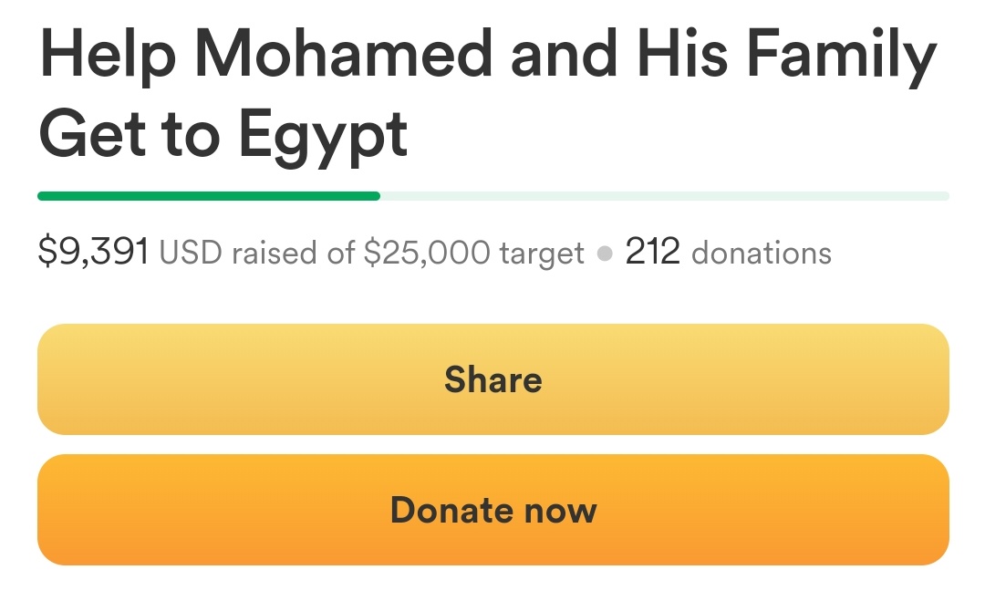 help us reach $10k please ‼️⚠️ d0nate if you can, any amount matters, and remember to share widely 🙏🏻 they need us now more than ever gofundme.com/f/help-mohamed…